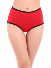 Clovia Women Red Solid Hipster Briefs PN2685P04