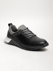 LOCOMOTIVE Men Black Sneakers