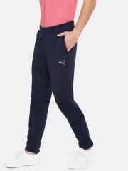 Puma Men Navy Blue VENT Knit Solid Training Track Pants