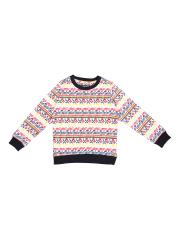 Allen Solly Junior Girls White & Red Printed Sweatshirt