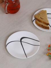 Corelle White Printed Glass Set