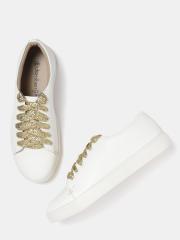 DressBerry Women White Sneakers