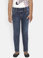 Gap Girls' Superdenim Gem-Studded Jeggings with Fantastiflex