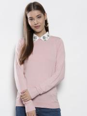 DOROTHY PERKINS Women Pink Solid Pullover