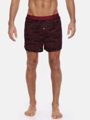 Calvin Klein Underwear Men Black & Red Printed Boxers NB15232JQ