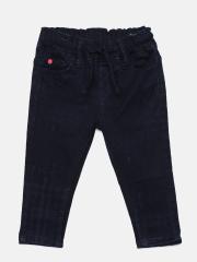 United Colors of Benetton Girls Navy Blue Jeggings