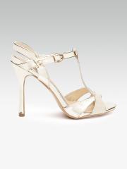 ELLE Women Gold-Toned Solid Stilettos