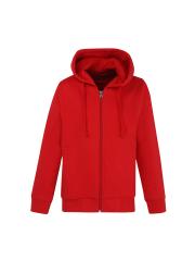 Cayman Boys Red Solid Hooded Sweatshirt