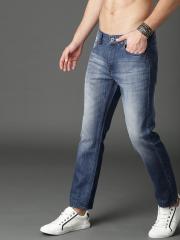 Roadster Men Blue Slim Fit Mid-Rise Clean Look Jeans