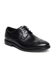 Clarks Men Black Solid Leather Derbys