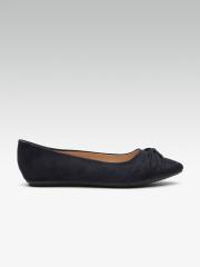 Carlton London Women Navy Blue Solid Ballerinas