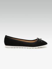 Carlton London Women Black Solid Ballerinas