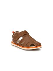 TUSKEY Boys Tan Comfort Sandals