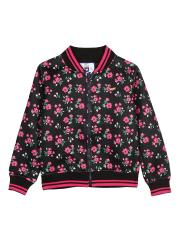 612 league Girls Black & Pink Printed Sweatshirt