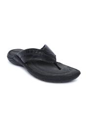 Ruosh Men Black Comfort Sandals