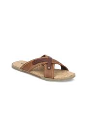 Red Tape Men Brown Comfort Sandals