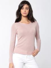 ONLY Women Pink Solid Top