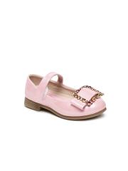 Kittens Girls Pink Solid Synthetic Ballerinas