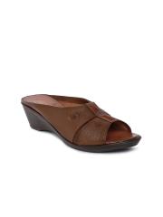 Catwalk Women Tan Brown Solid Sandals