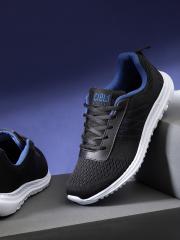 Crew STREET Men Black Running Shoes