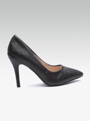 ELLE Women Black Shimmer Pumps