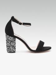 Carlton London Women Black Solid Heels