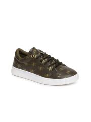 Allen Solly Women Olive Green Sneakers