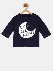 GAP Baby Boys' Navy Blue Printed T-Shirt