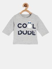 GAP Baby Boy Grey Graphic Long Sleeve T-Shirt