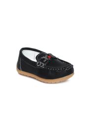 Kittens Boys Black Loafers