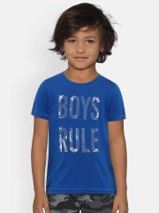 Pepe Jeans Boys Blue Printed T-shirt