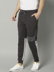 French Connection Men Charcoal Grey Solid Joggers