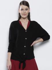 DOROTHY PERKINS Women Black Solid Pullover