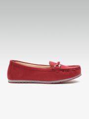 Carlton London Women Maroon Loafers