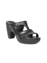 Crocs Women Black Solid Sandals