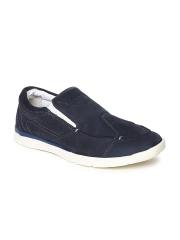 Lee Cooper Men Blue Slip-On Sneakers