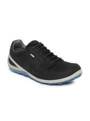 Woodland Men Black Sneakers