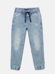 Indian Terrain Boys Blue Jogger Jeans