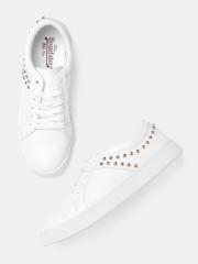 Roadster Women White Sneakers