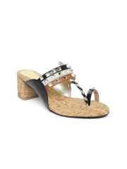 Catwalk Women Gold-Toned Solid Sandals