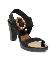 Catwalk Women Black Solid Sandals