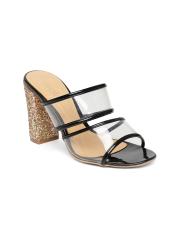 Catwalk Women Black Solid Sandals