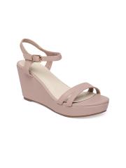 Allen Solly Women Pink Solid Sandals