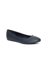 Allen Solly Women Navy Blue Solid Ballerinas