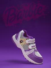 Barbie Girls Purple Printed Sneakers