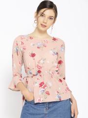 AND Women Beige Printed Top