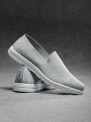 ether Men Grey Slip-On Sneakers