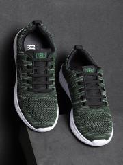 Crew STREET Men Olive Green Running Shoes