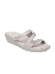 Crocs Women Grey Solid Patricia Sandals