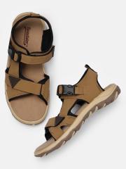 Roadster Men Tan Brown Sports Sandals